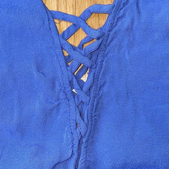 LA HEARTS tank top cross cross v neck romper in women’s size XS - Picture 9 of 9